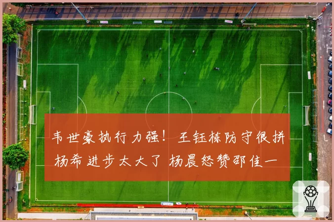 韦世豪执行力强！王钰栋防守很拼 杨希进步太大了 杨晨怒赞邵佳一